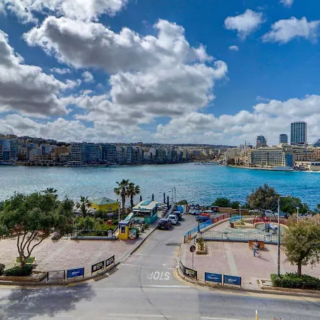 公寓 Tower Road - Top Floor - Sea Front - Spectacular Views 斯利马