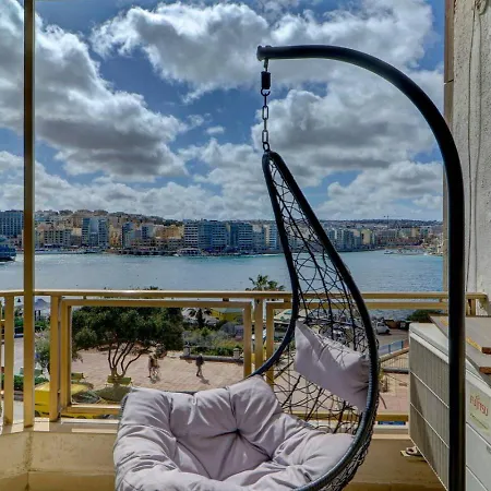 Tower Road - Top Floor - Sea Front - Spectacular Views 公寓 斯利马